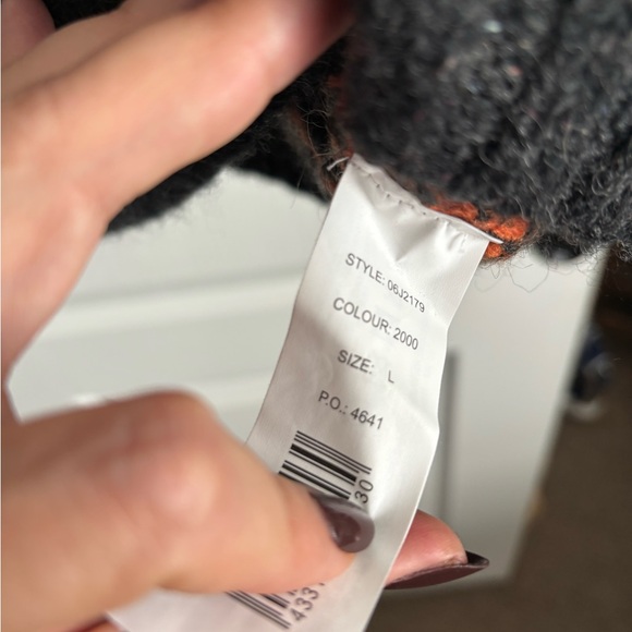 DESIGUAL Floral Embroidered Women’s Dress - Gray and Orange - Picture 4 of 6